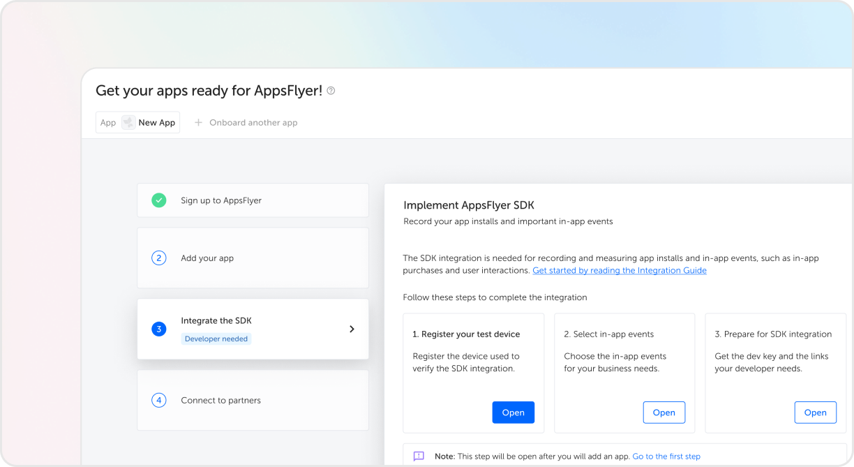 Your first step into AppsFlyer